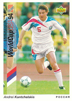 Andrei Kanchelskis Russia Upper Deck World Cup 1994 Preview Eng/Ger #42